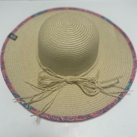 Simply Southern Preppy Bucket Straw WKND Hat Womens OS - Picture 3 of 10